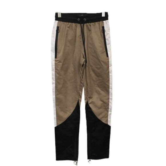 GET Fresh Company Toronto Colorblock Drawstring Ankle Zip Pants - Picture 1 of 8